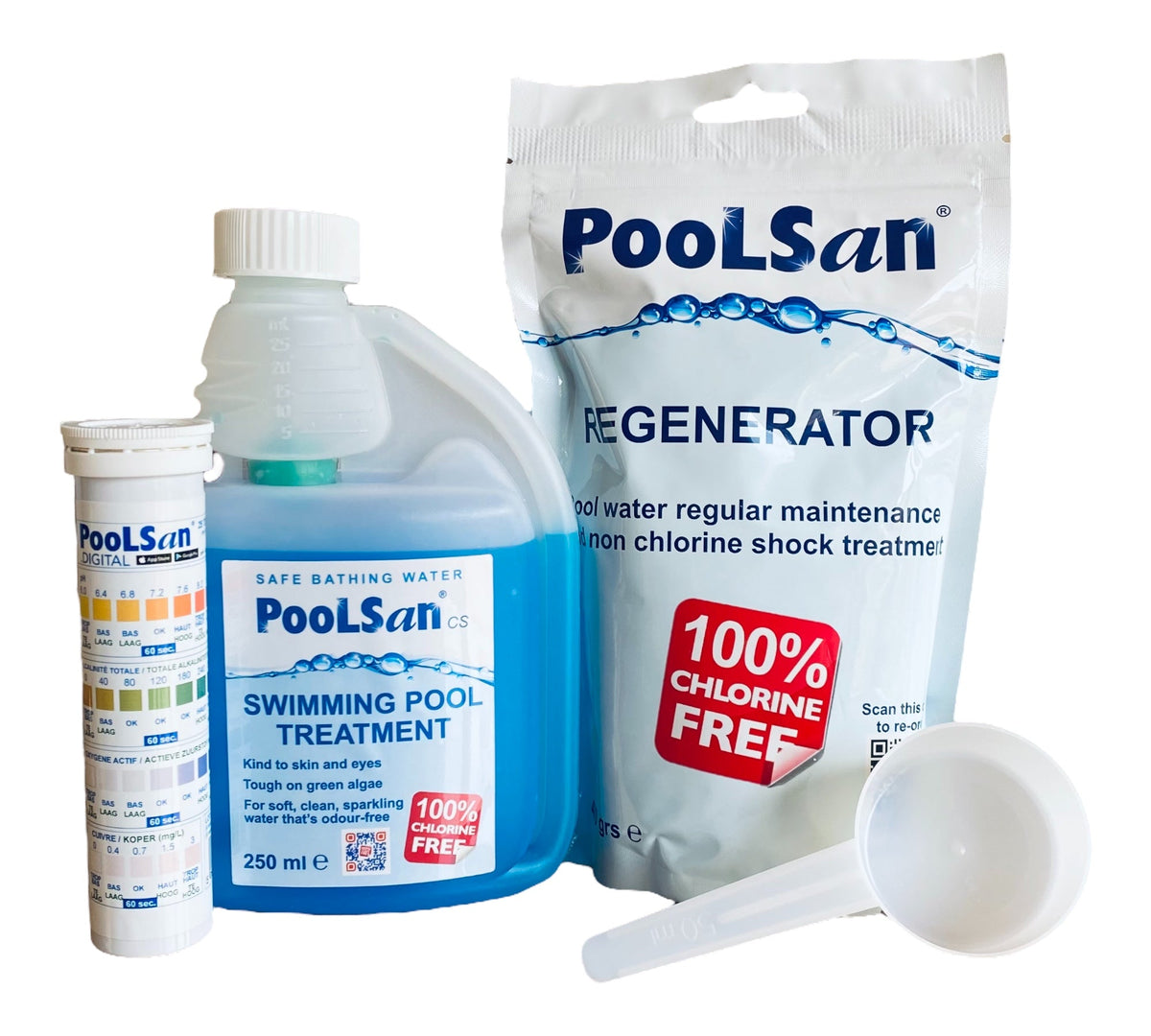 Poolsan Medium Non-chlorine Kit For Aboveground Pools Up To 12ft 