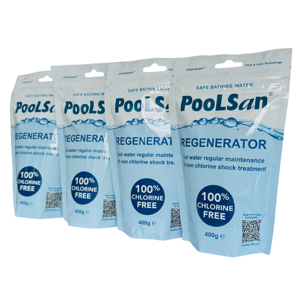 PoolSan Regenerator Non Chlorine Shock, Active Oxygen Granules 1600Gr - PoolSan Official UK Site