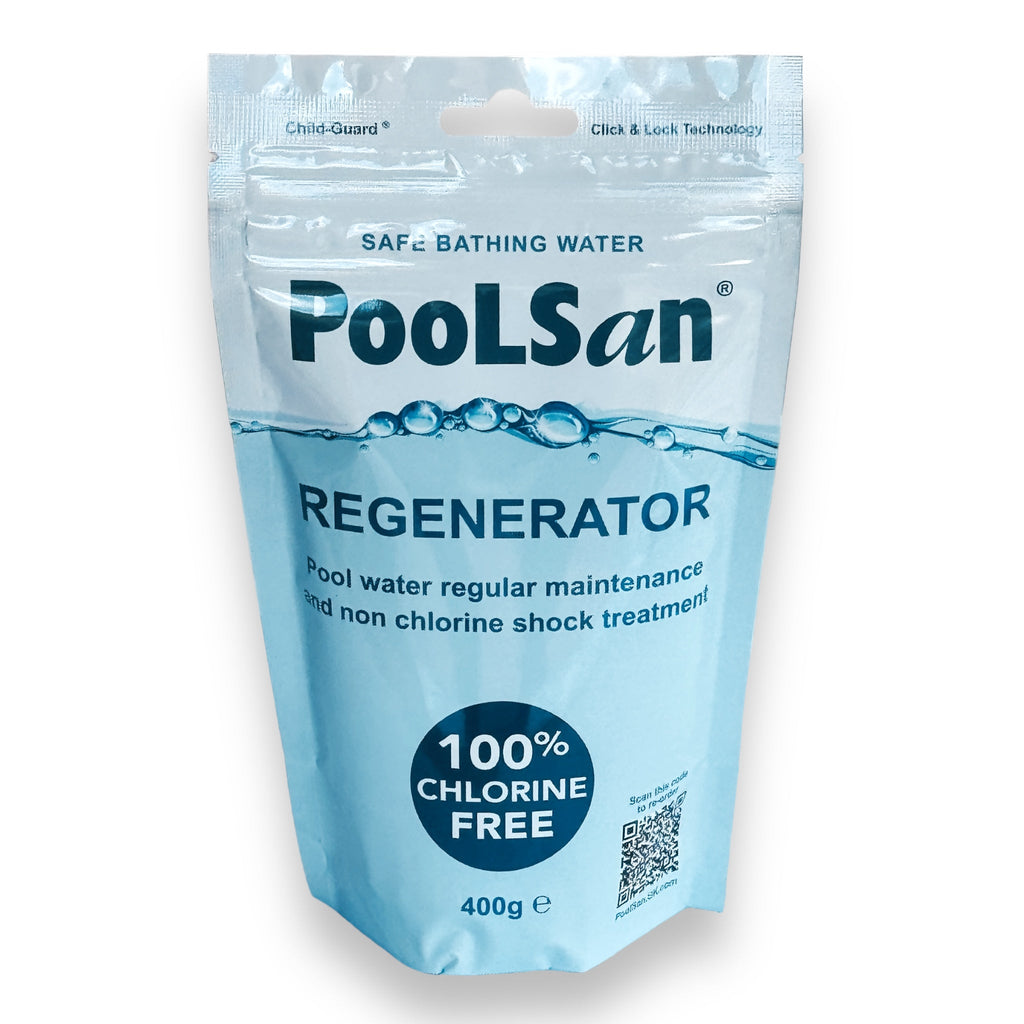 PoolSan Regenerator Non Chlorine Shock, Active Oxygen Granules 400Gr - PoolSan Official UK Site