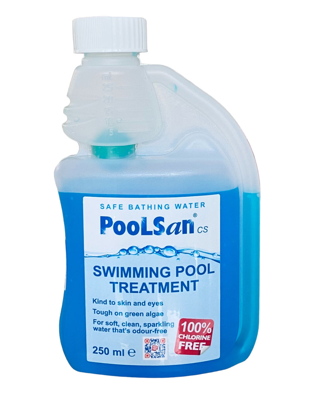 PoolSan CS Multi-Function Algaecide & Water Conditioner 250mL - PoolSan Official UK Site