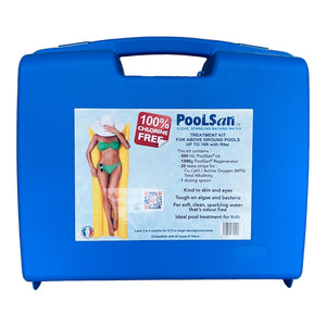 PoolSan large Non-Chlorine Chemical Maintenance kit for Above-ground Pools up to 16ft - PoolSan Official UK Site