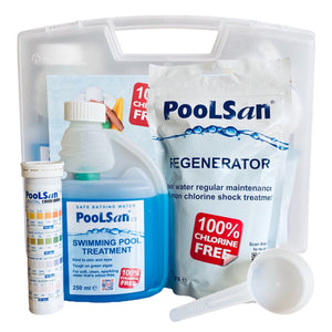 PoolSan Medium Non Chlorine Chemical Maintenance Kit for Above ground Pools up to 12 ft - PoolSan Official UK Site