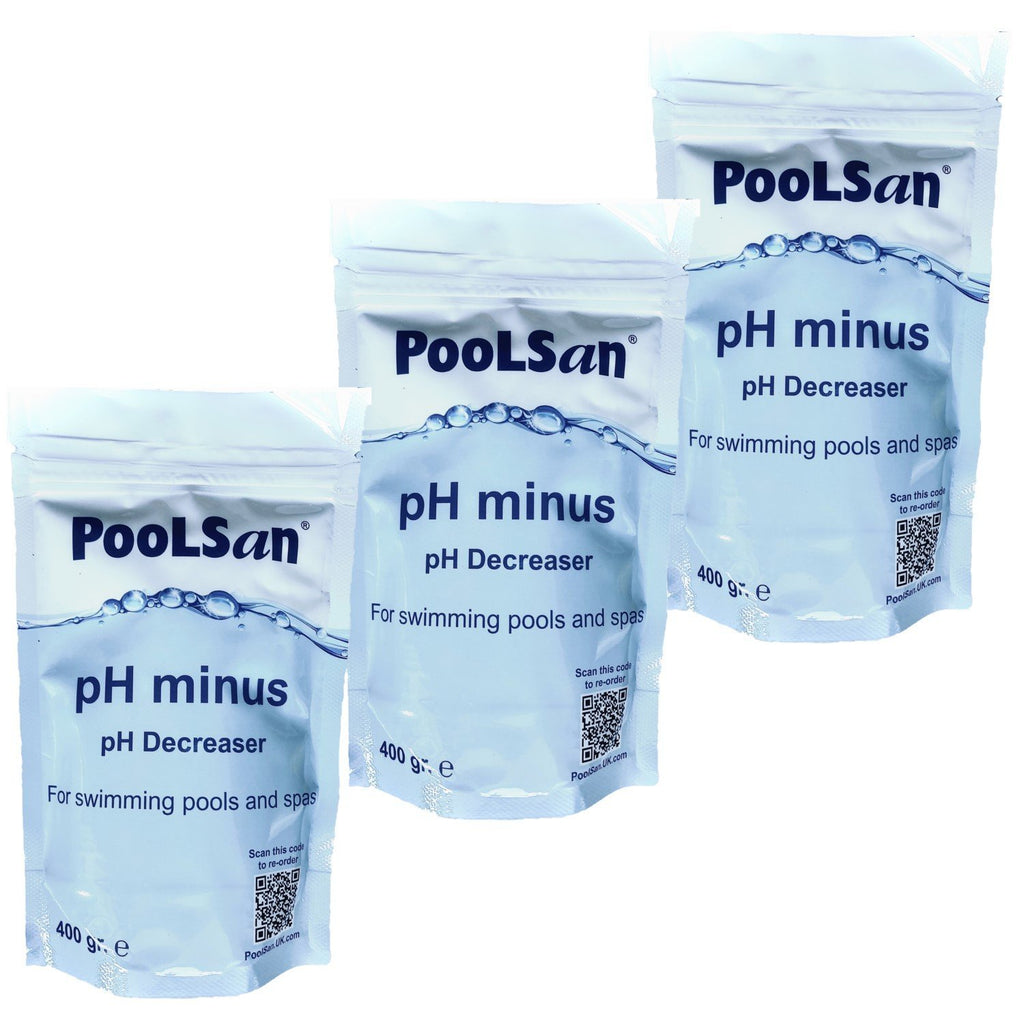 PoolSan pH Minus pH reducer and alkalinity reducer 1200gr for pools & hot tubs - PoolSan Official UK Site