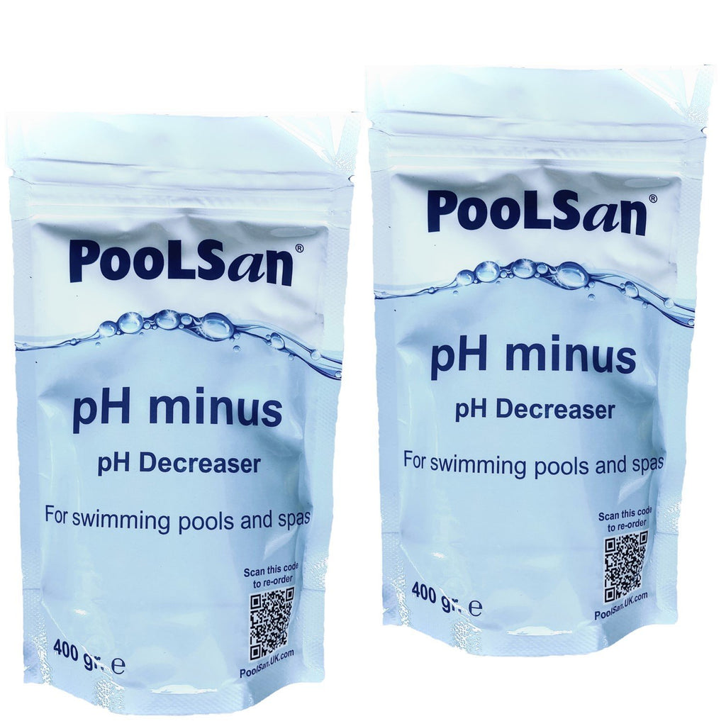 PoolSan pH Minus pH reducer and alkalinity reducer 800gr for pools & hot tubs - PoolSan Official UK Site