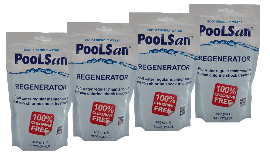 PoolSan Regenerator Non Chlorine Shock, Active Oxygen Granules 1600Gr - PoolSan Official UK Site